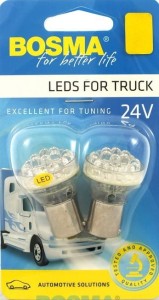 BA15s,  24led, 24V   
