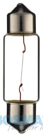 żarówka rurkowa krótka C5W, 24V, biała