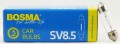 żarówka rurkowa krótka C5W, 24V, biała