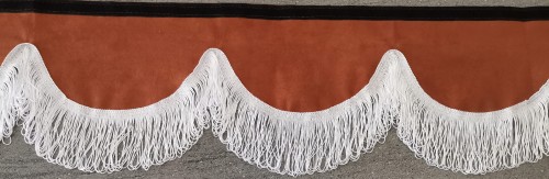 falbana typu Holland Style na przednią szybę do samochodu ciężarowego