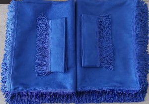 zasłony przednie podwójne   