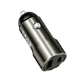 uniwersalna ładowarka samochodowa USB+typ C, 12/24V