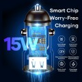 uniwersalna ładowarka samochodowa USB+typ C, 12/24V