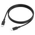 silikonowy kabel do szybkiego ładowania z końcówkami  typu-C (USB-C)