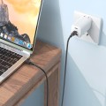 silikonowy kabel do szybkiego ładowania z końcówkami  typu-C (USB-C)