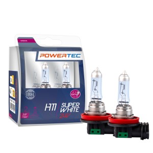 żarówki H11, 24V, SUPER WHITE