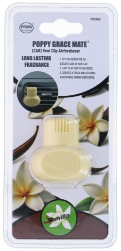 POPPY grace mate Japan-- mini zapach samochodowy na kratkę nawiewu