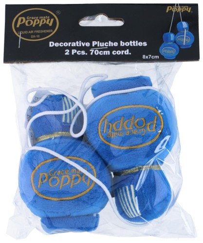 pluszowe buteleczki POPPY oldschoolowa ozdoba do samochodu ciężarowego
