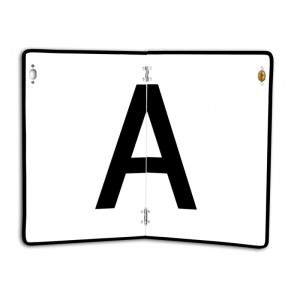 tablica ''A'' składana+ochronny profil 