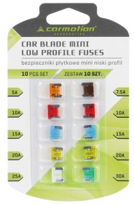 bezpieczniki MINI niski profil