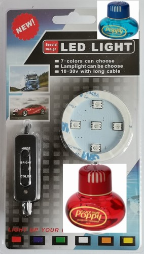 podświetlenie LED pod zapach Poppy/ Turbo, 12-24V