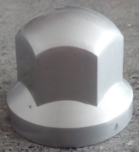 nakładka szara na śrubę/ nakrętke koła 32 mm, niska