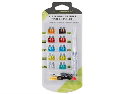 zestaw bezpieczników UNI z próbnikiem napięcia i chwytakiem