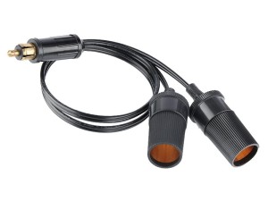 przedłużacz  (wtyczka DIN+2 gniazda EURO) 12/24V