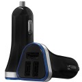 ładowarka samochodowa 3xUSB, 12/24 V