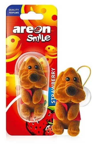 markowy zapach samochodowy Aeron truskwaka/ strawberry  "piesek"