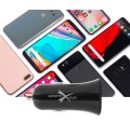 ładowarka samochodowa USB+ kabel do ładowania USB z końcówką  LIGHTING, 12/24V