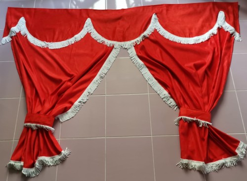 zasłonka -firanka tylna do samochodu ciężarowego Man, Scania, Volvo, Renault, Ford, Iveco, Volvo, Daf, Mercedes.