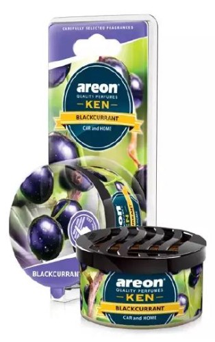 zapach samochodowy Areon ken BLACK CURRANT puszka
