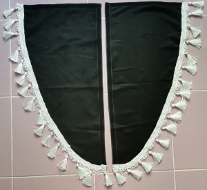 zasłonki -trójkąty