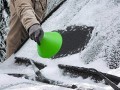 lejek plastikowy + skrobaczka samochodowa do szyb