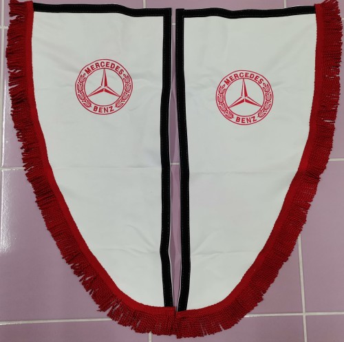 zasłonki ozdobne na okna boczne Mercedes