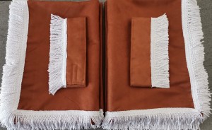 zasłony przednie podwójne